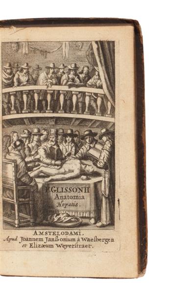 MEDICINE  GLISSON, FRANCIS. Anatomia hepatis.  1665